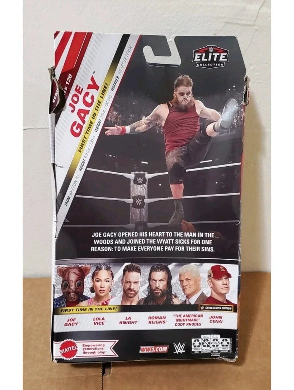 WWE Elite Collection Series 120 Joe Gacy Action Figure Wyatt Sicks Mask Mattel